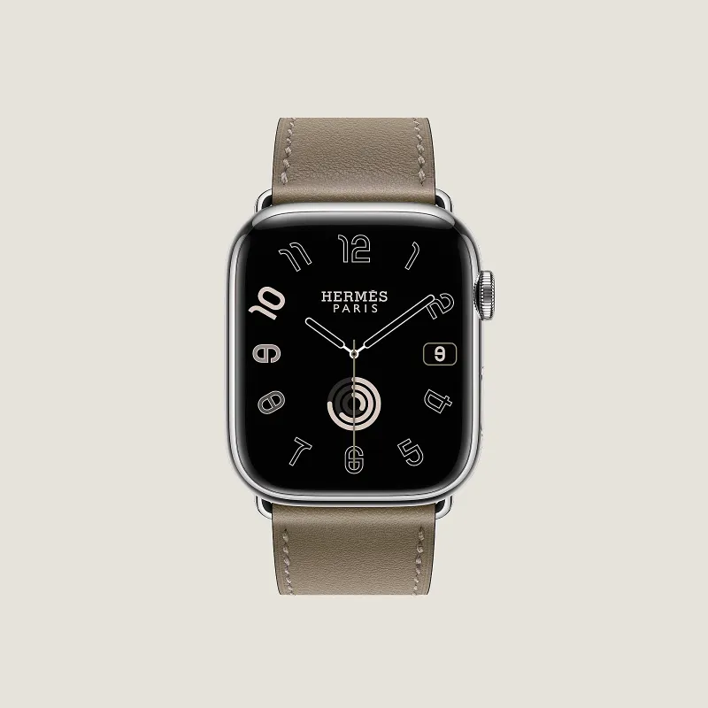 HERMES Watch Bands Compatible With All Devices 165 200mm Cowhide Leather Material-3