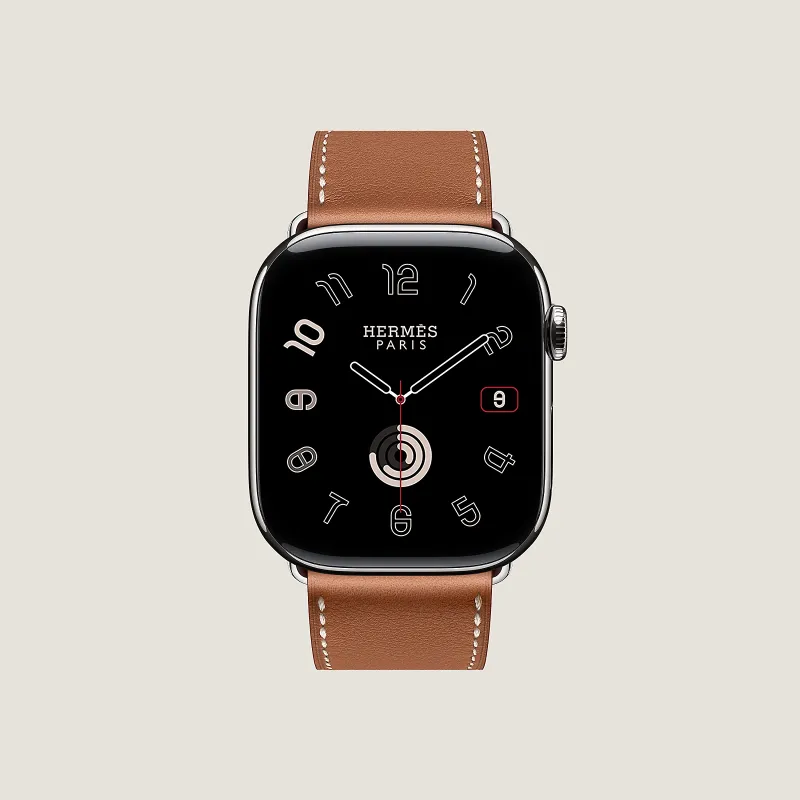 HERMES Watch Band Apple Compatibility Cowhide Leather Material-2