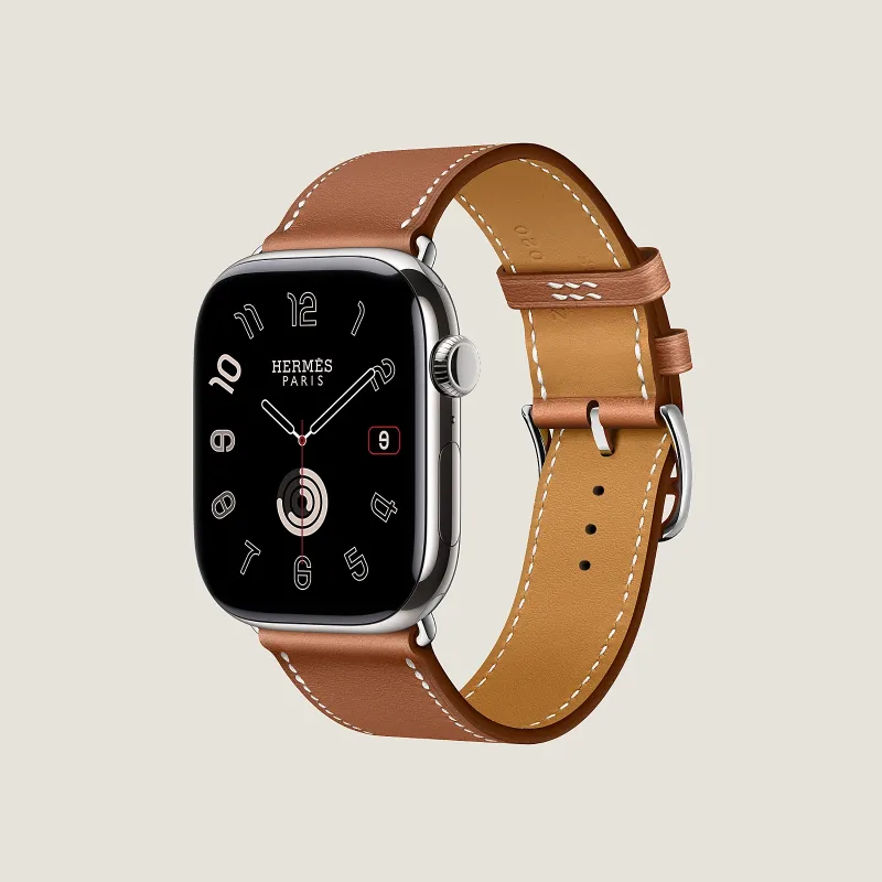 HERMES Watch Band Apple Compatibility Cowhide Leather Material-3
