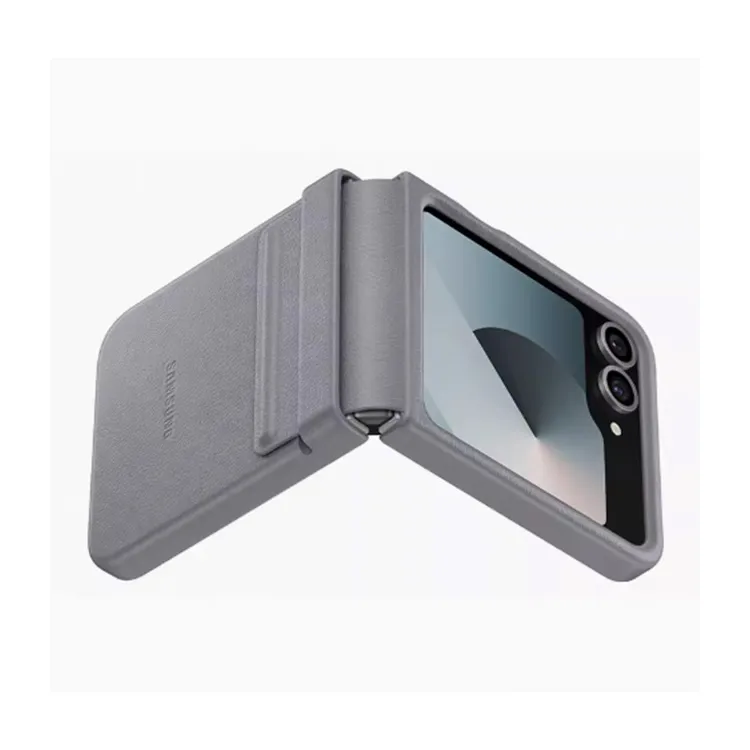SAMSUNG Eco Friendly Eco Leather Material Simple And Stylish Phone Cases Suitable For Samsung Galaxy Z Flip 6.-1