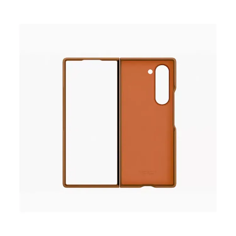 SAMSUNG Eco Friendly Leather Material Simple And Stylish Phone Cases Compatible With Galaxy Z Fold 6-3