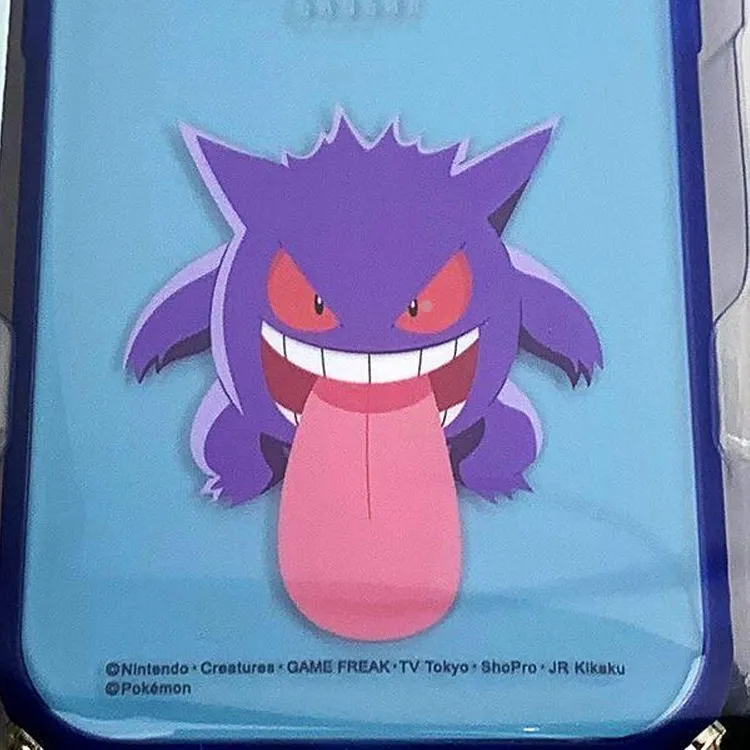 POKEMON TPU Material IIII Fit Loop Gengar Neck Strap Phone Cases Compatibility With IPhone 14 Pro/13 Pro Cartoon-1