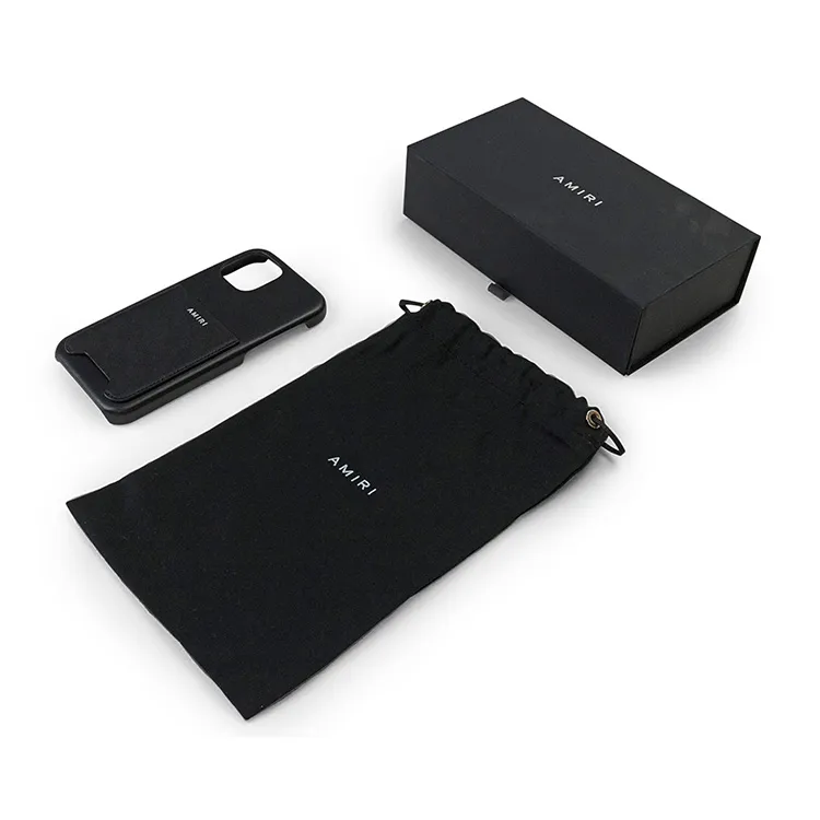 AMIRI Leather Material NAPPA Phone Cases Compatible With IPhone 12 Solid Color-9