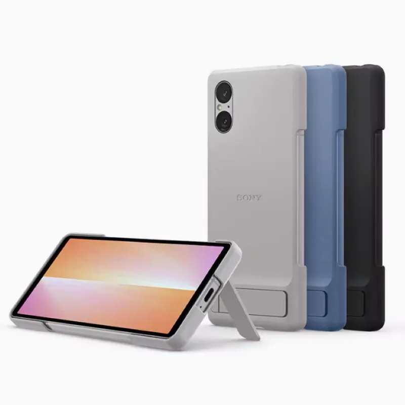 SONY Made Of Plastic Minimalist Style Stand-Alone Phone Cases Compatible With Sony Xperia 5 V-3