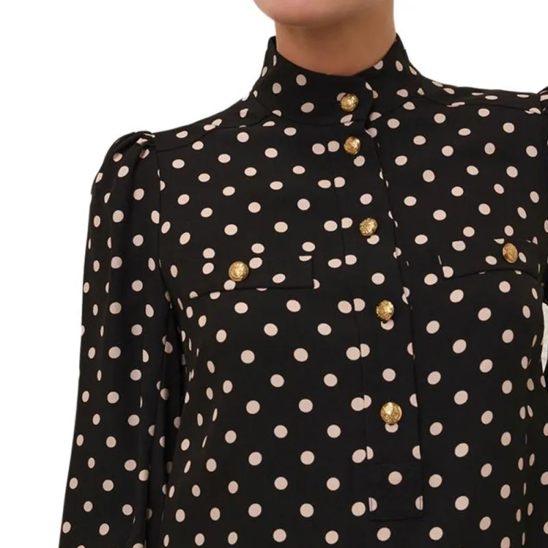 Zimmermann FW24 Long-Sleeved Dresses Women's Black-6