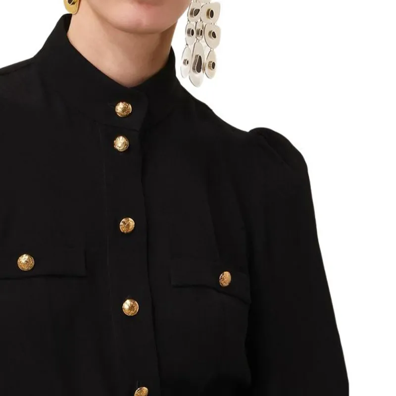 Zimmermann FW24 Shirt Women's Black-4