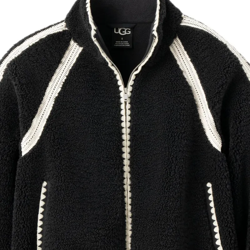 UGG Nikia Crochet Zip-Up Jacket-3