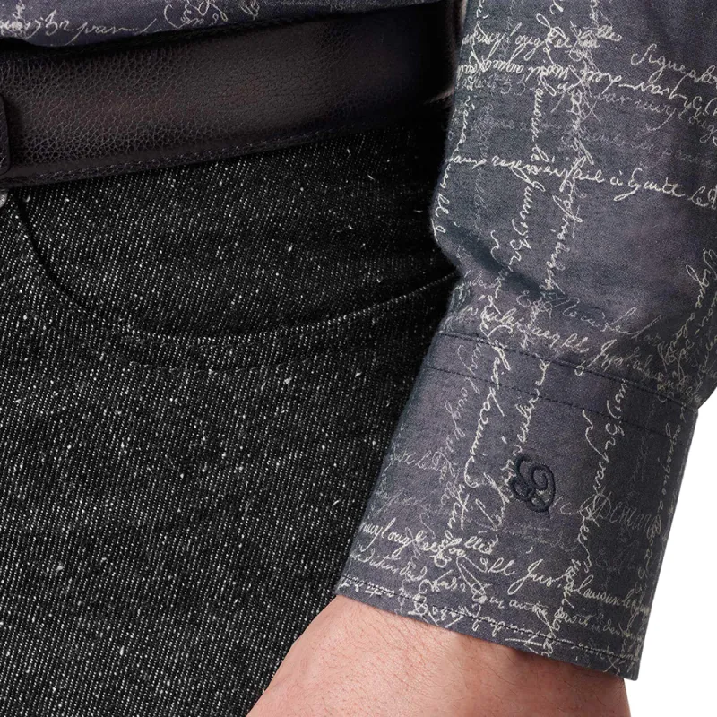 BERLUTI FW24 Shirt Men's Indigo-3