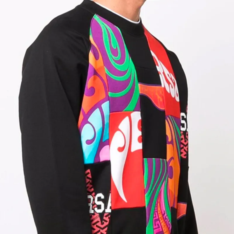 VERSACE SS22 Sweatshirt Men's Black-4