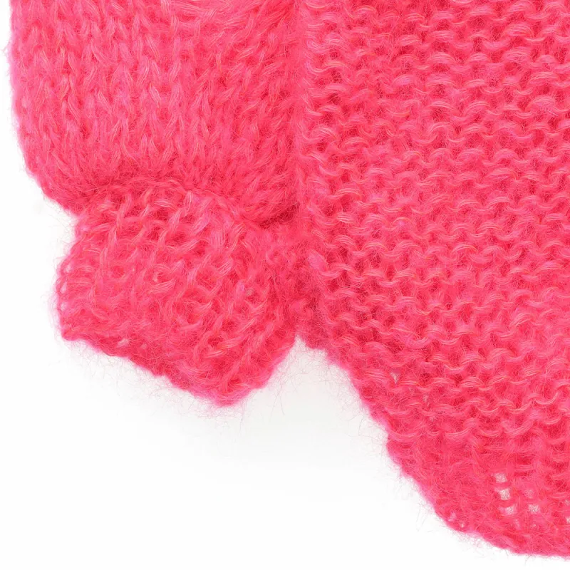 LOEWE Anagram Mohair Sweater 'Fluo Pink'-6