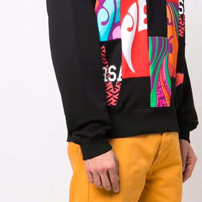 VERSACE SS22 Sweatshirt Men's Black-6