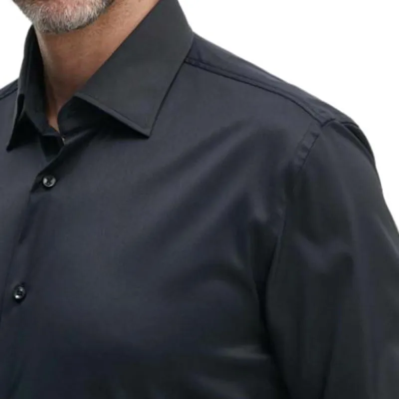HUGO BOSS Performance Stretch Twill Slim Fit Shirt-1
