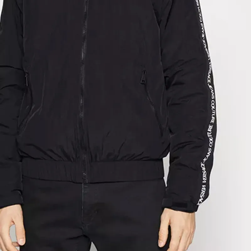VERSACE JEANS COUTURE Logo tape Hooded Jacket-5