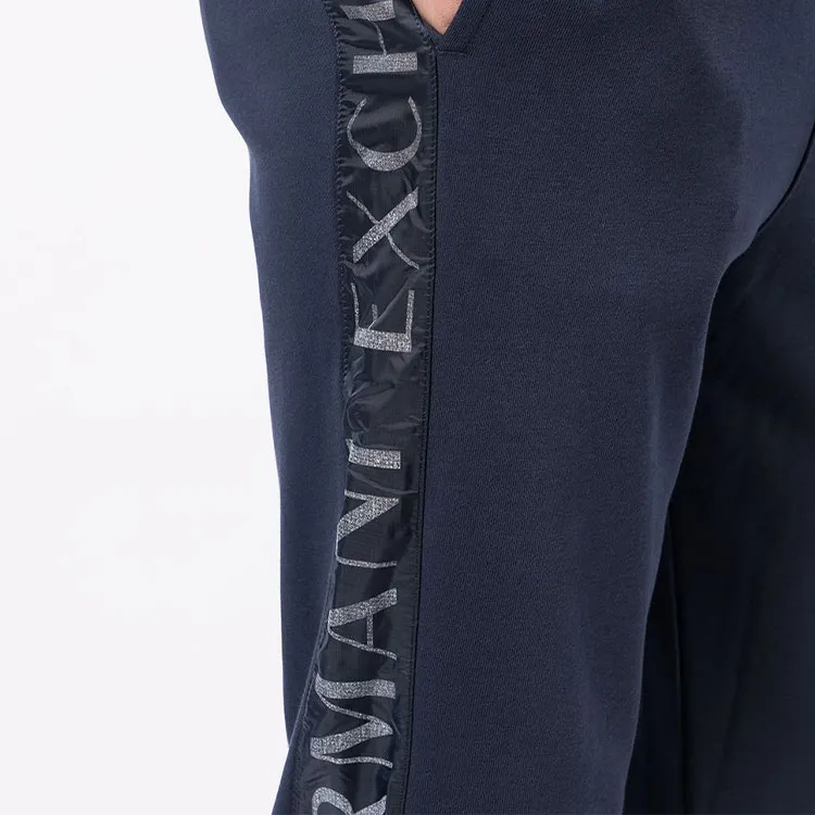 ARMANI EXCHANGEAE FW21 Knitted Sweatpants Men's Blue-4