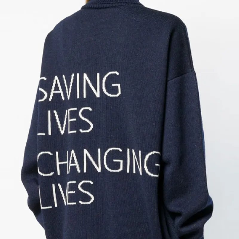 Balenciaga Sweater Women's Marine Blue-6