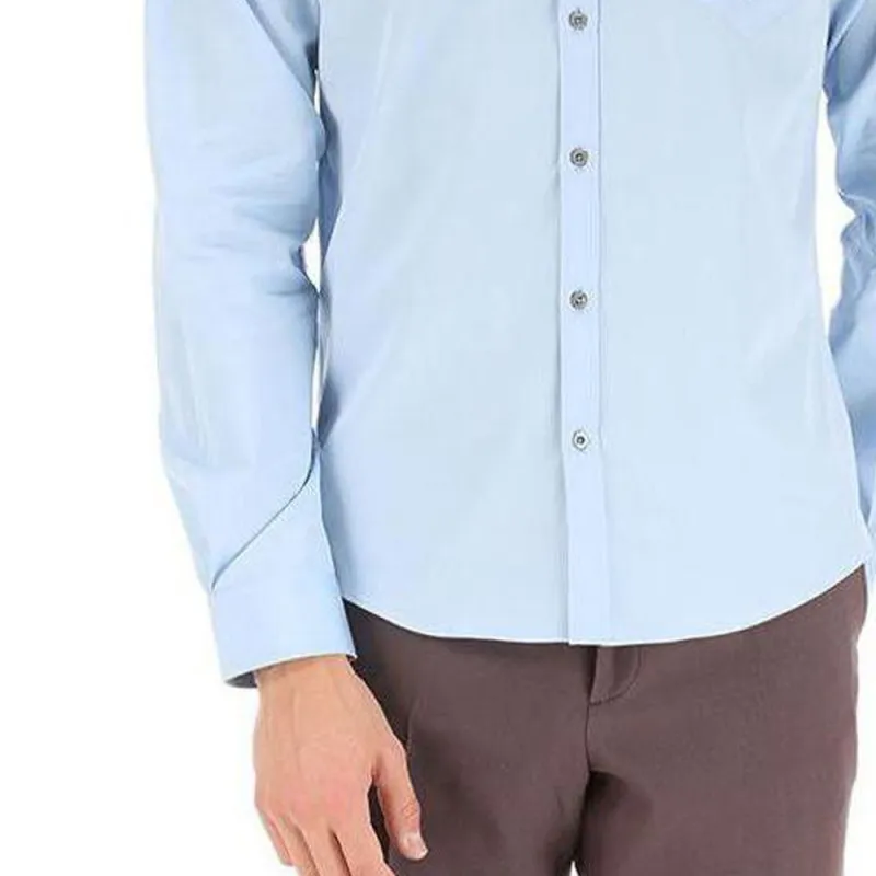 GUCCI Shirts Men Blue-2