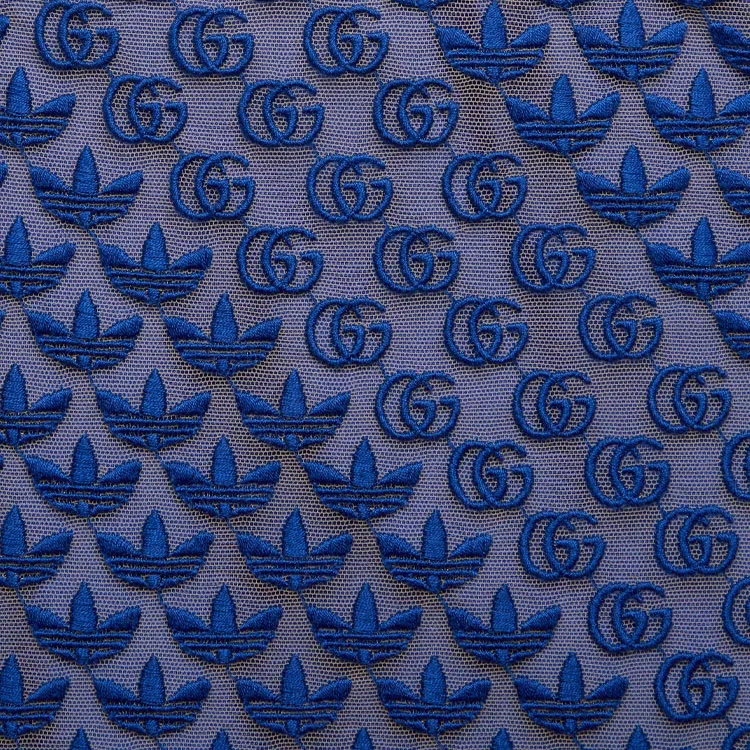 GUCCI X Adidas Gg Tulle Skirt Blue-1