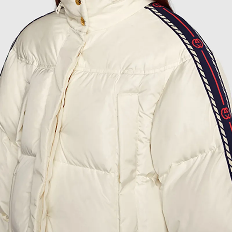 GUCCI Web panelled Padded Jacket-3