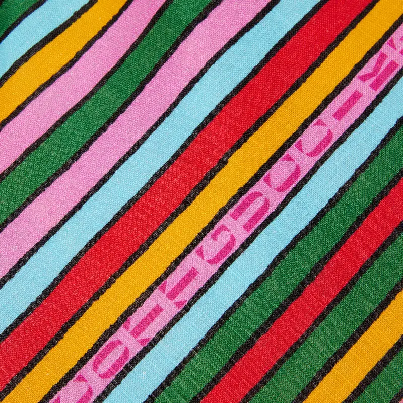 GUCCI X Ken Scott Striped Wide leg Trousers-3