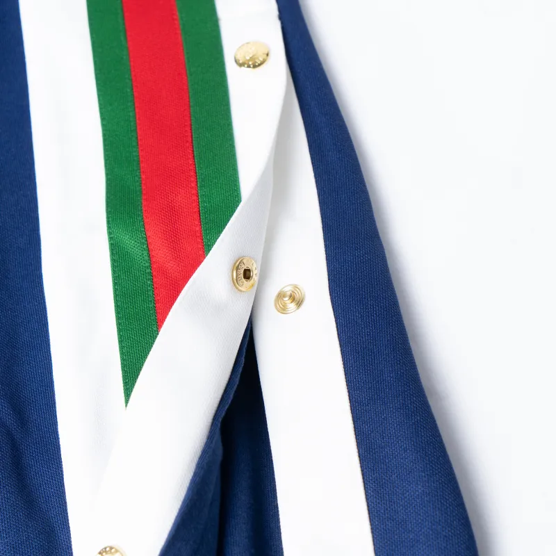 GUCCI SS22 Knitted Sports Pants Women's Blue-4