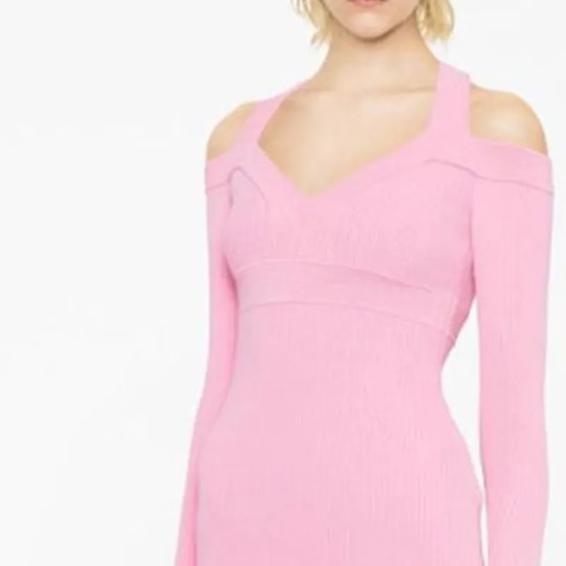 Alexander McQueen Ruffle Detailed Flared Mini Dress-4