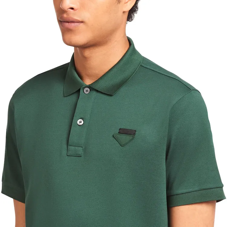 PRADA Polo Shirts Men Green-4