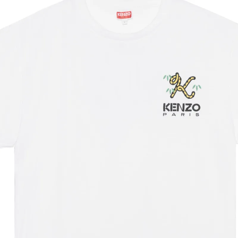 KENZO Crest Logo Oversize T Shirt-4