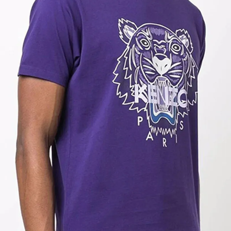 KENZO T Shirts Men Purple-2