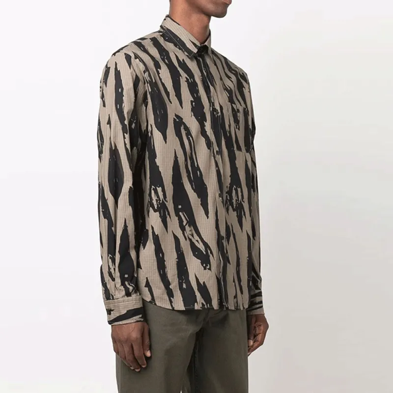 KENZO Shirts Men Brown-3