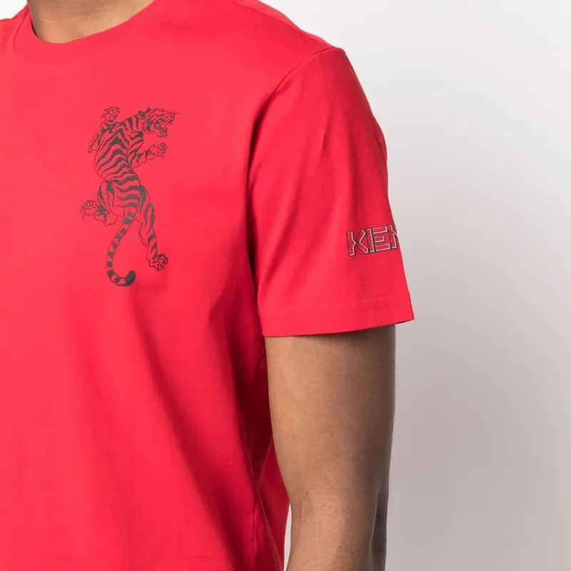KENZO T Shirts Men Red-2