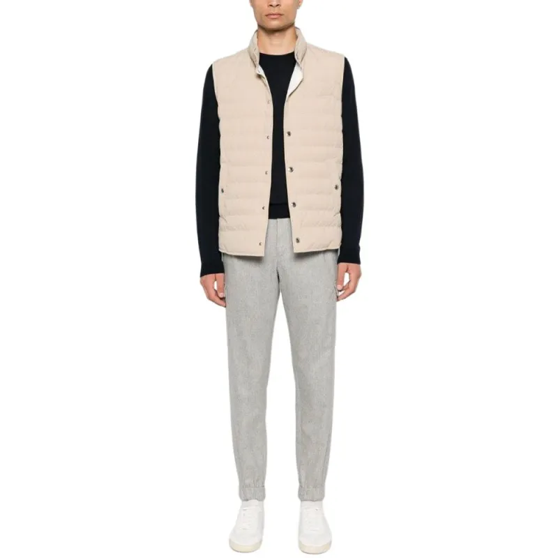 Brunello Cucinelli High Neck Quilted Gilet-1