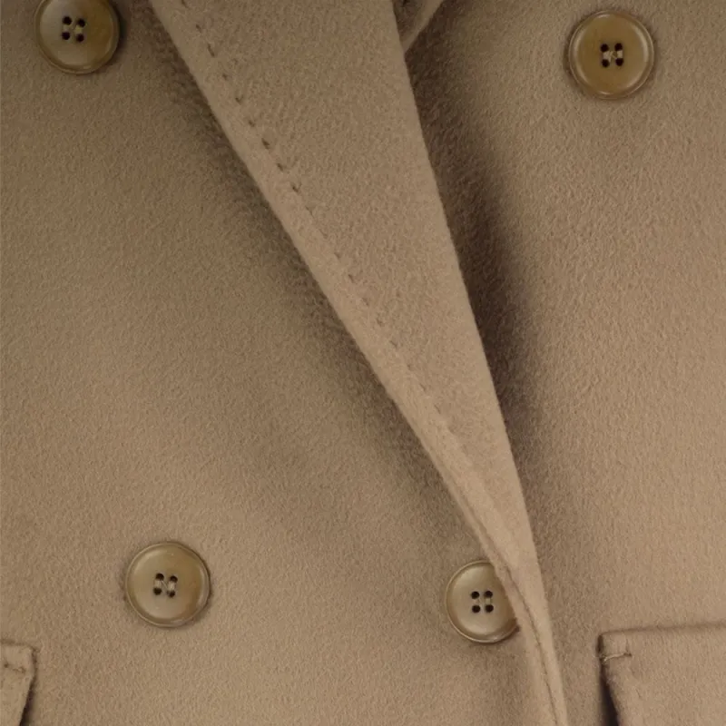 MaxMara Double Breasted Long Sleeved Coat-3