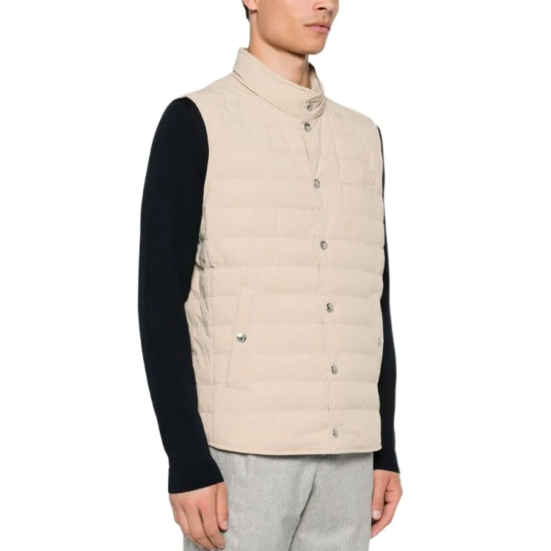 Brunello Cucinelli High Neck Quilted Gilet-3