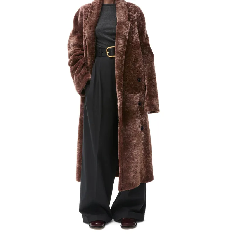 LOEWE Coats Women's Chocolate-1