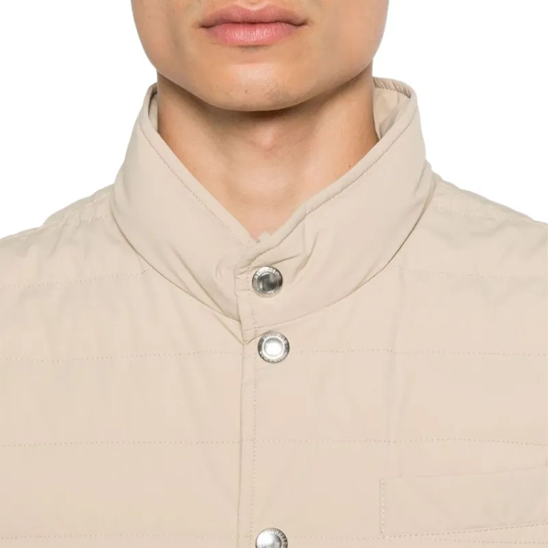 Brunello Cucinelli High Neck Quilted Gilet-4