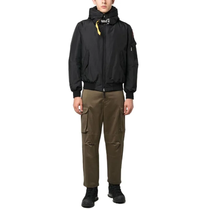PARAJUMPERS Logo Patch Hooded Jacket-6