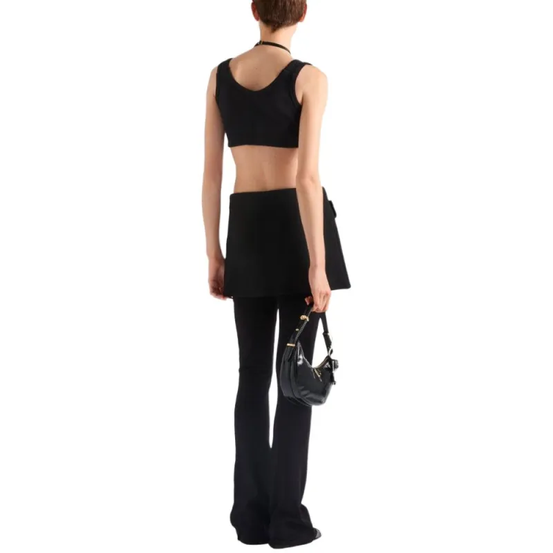 PRADA Triangle logo Tank Top-2