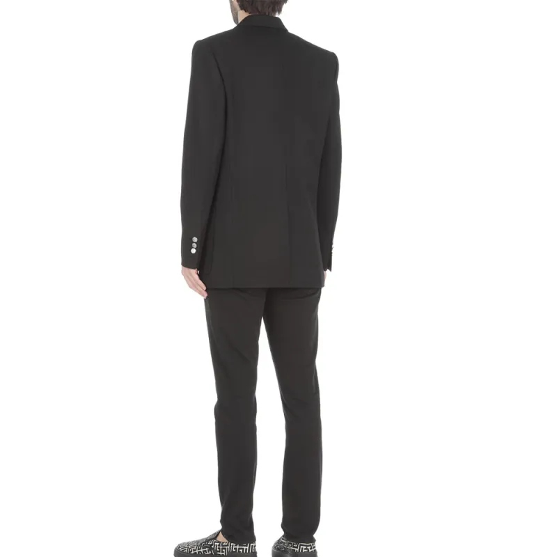 BALMAIN SS23 Business Suits Coats Men's Black-5