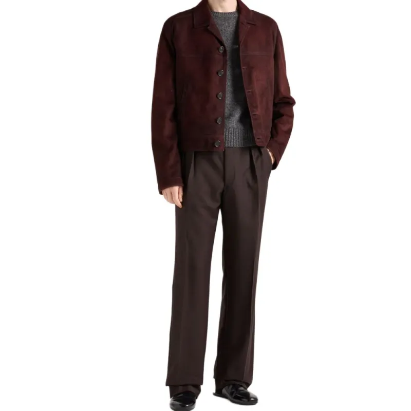 PRADA Suede Blouson Jacket-1