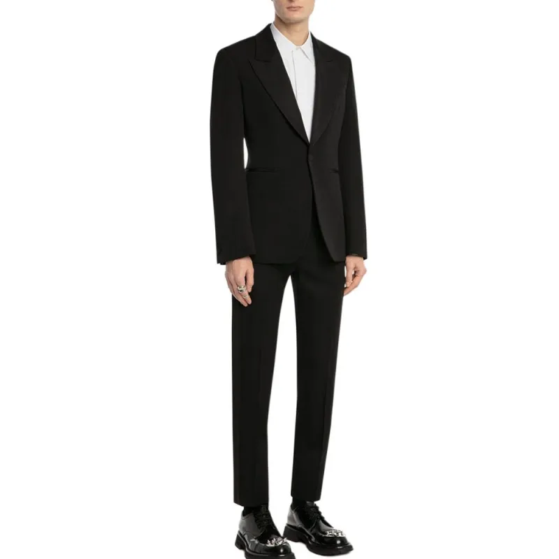 Alexander McQueen Single Breasted Long Sleeved Jacket-5