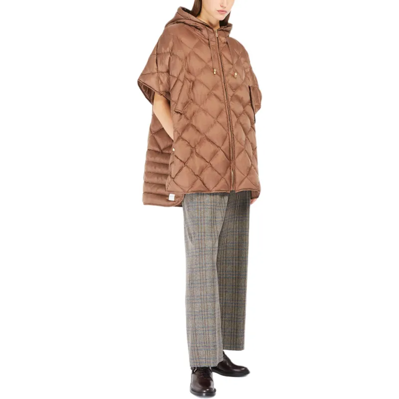 MaxMara Treman Collection Down Jacket Women's Brown-1