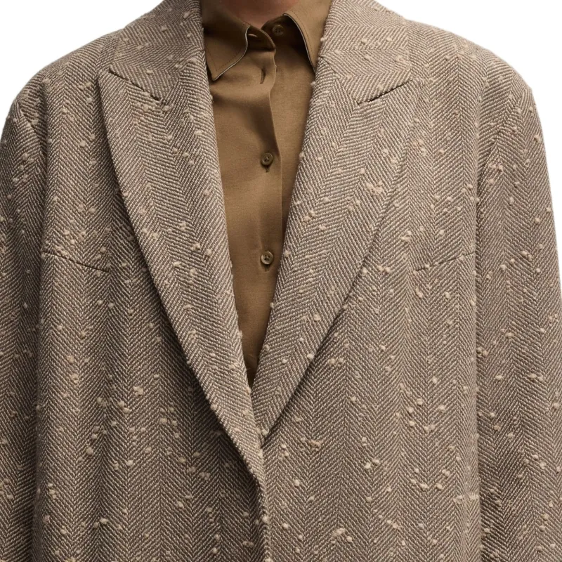 HUGO BOSS Coats Women's Brown-4