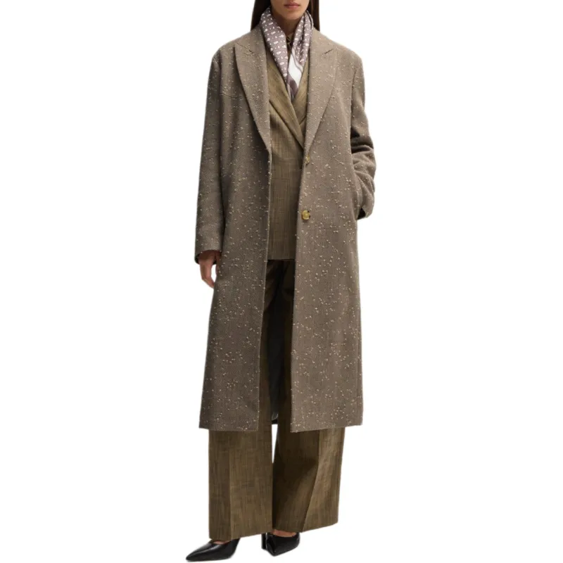 HUGO BOSS Coats Women's Brown-1