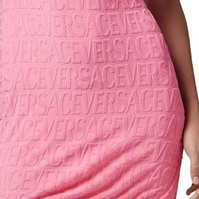 VERSACE Sleeveless Dresses Women's Pink-3
