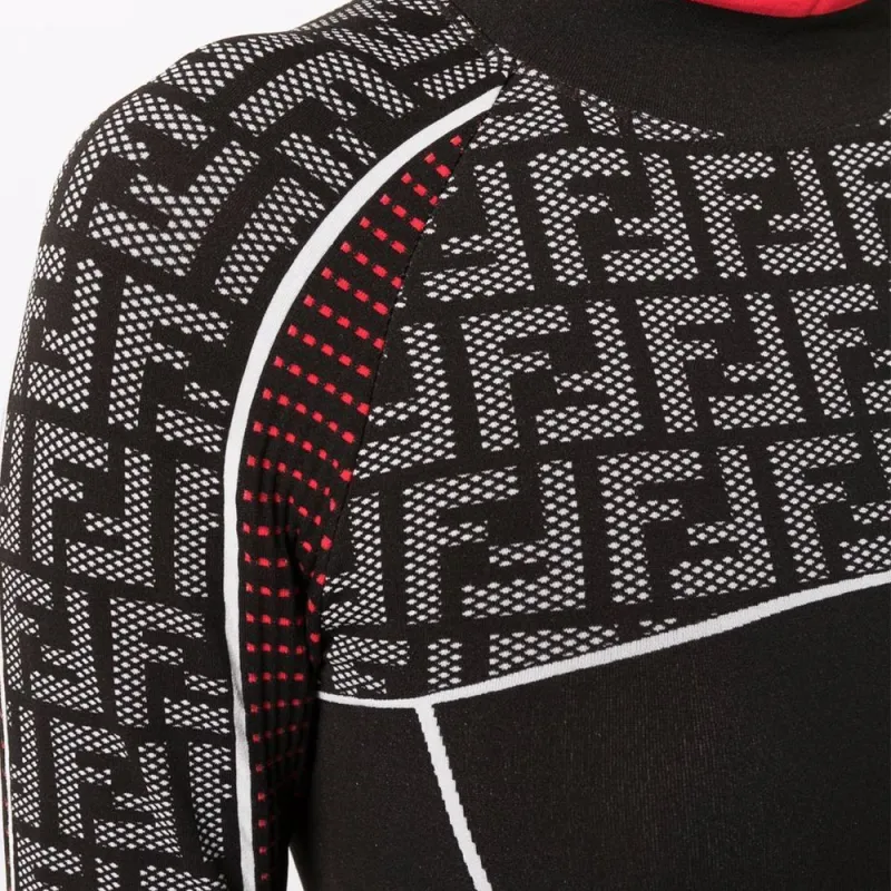 FENDI Crop Tops Women's Black-4