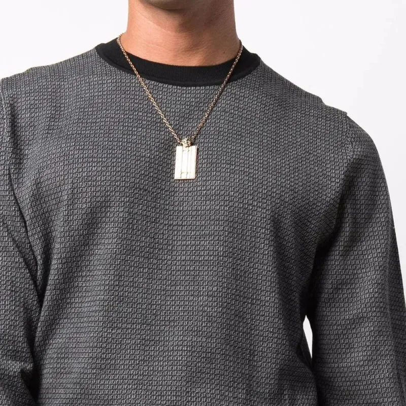 FENDI Sweaters Men Gray-4