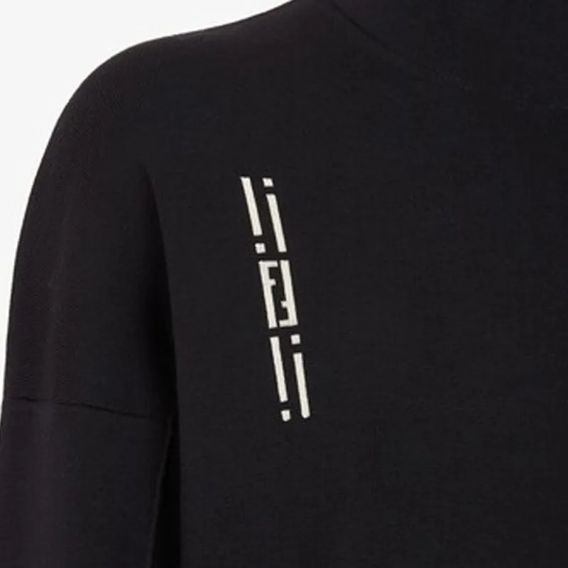 FENDI Long-Sleeved Dresses Women's Black-2