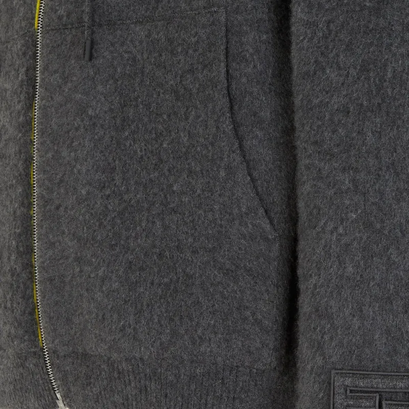 FENDI Jackets Men Gray-2