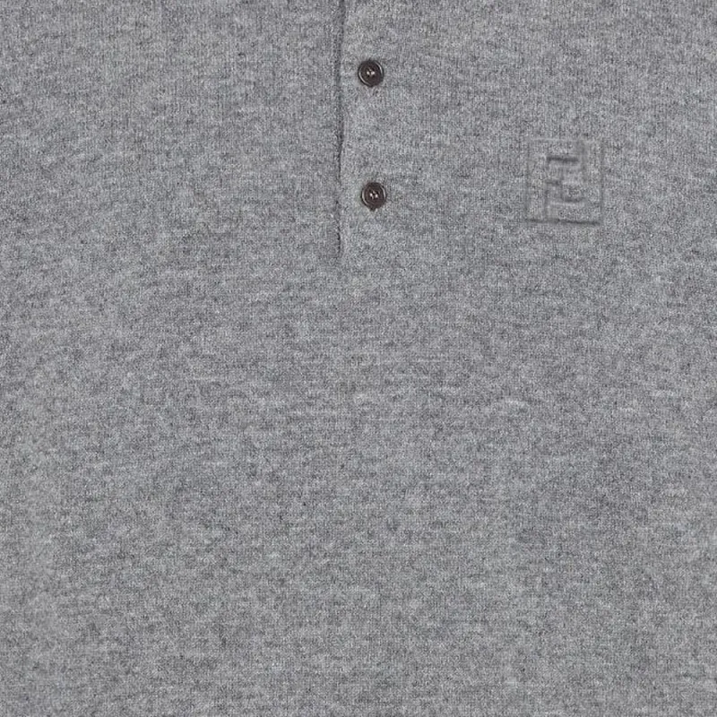 FENDI Knitted Polo Shirt-3