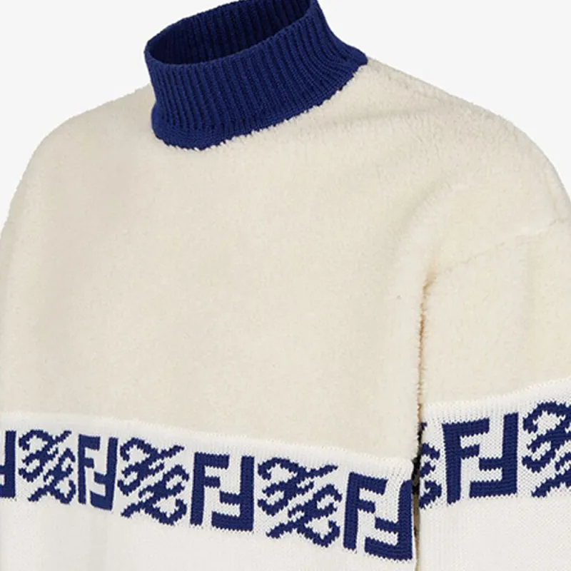 FENDI Sweaters Men White-3